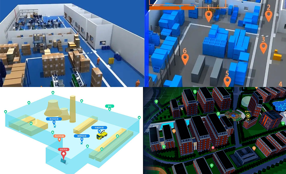 UWB module intelligent factory personnel positioning system