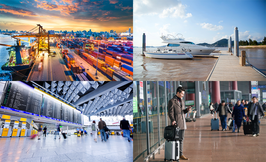 港口碼頭門機(jī)/飛機(jī)場(chǎng)遠(yuǎn)距離無線模塊傳輸方案